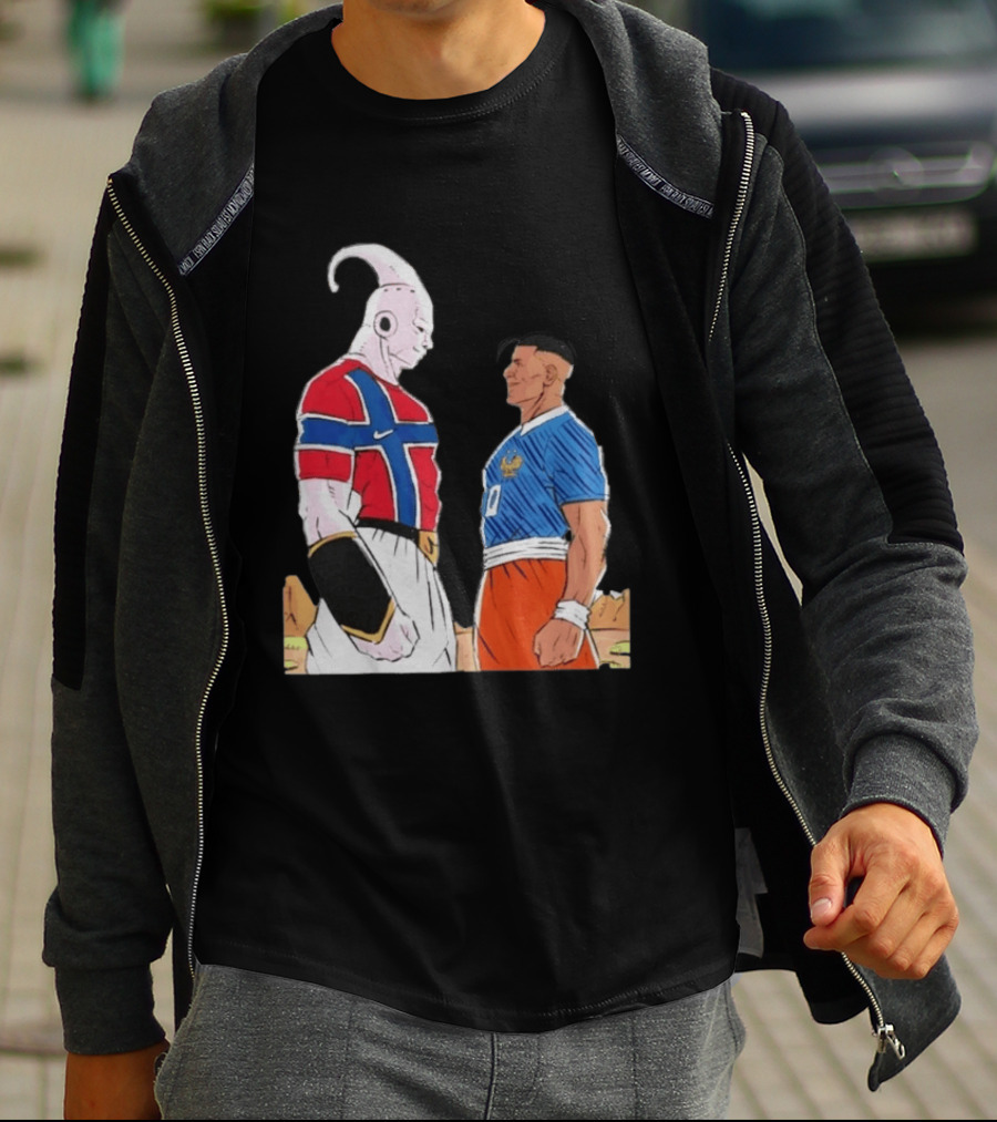Norway Haaland Versus Mbappe France Dragon Ball Z T-Shirt