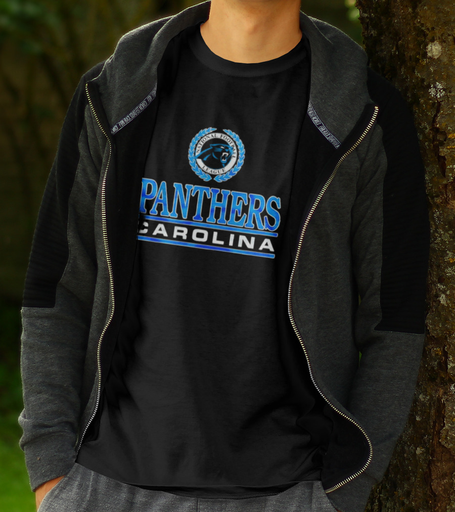 Carolina Panthers Blue Emblem Crest T-Shirt