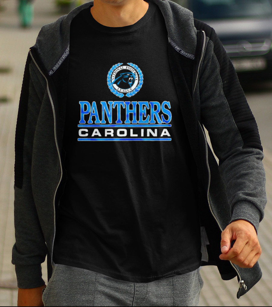 Carolina Panthers Blue Emblem Crest T-Shirt