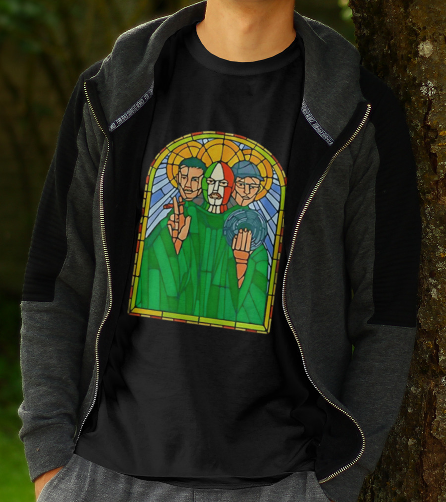 Conor McGregor Khabib Nurmagomedov Dustin Poirier MMA Ultimate Fighting Stained Glass T-Shirt