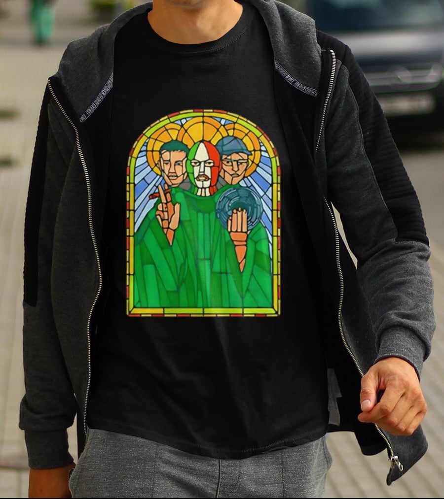 Conor McGregor Khabib Nurmagomedov Dustin Poirier MMA Ultimate Fighting Stained Glass T-Shirt