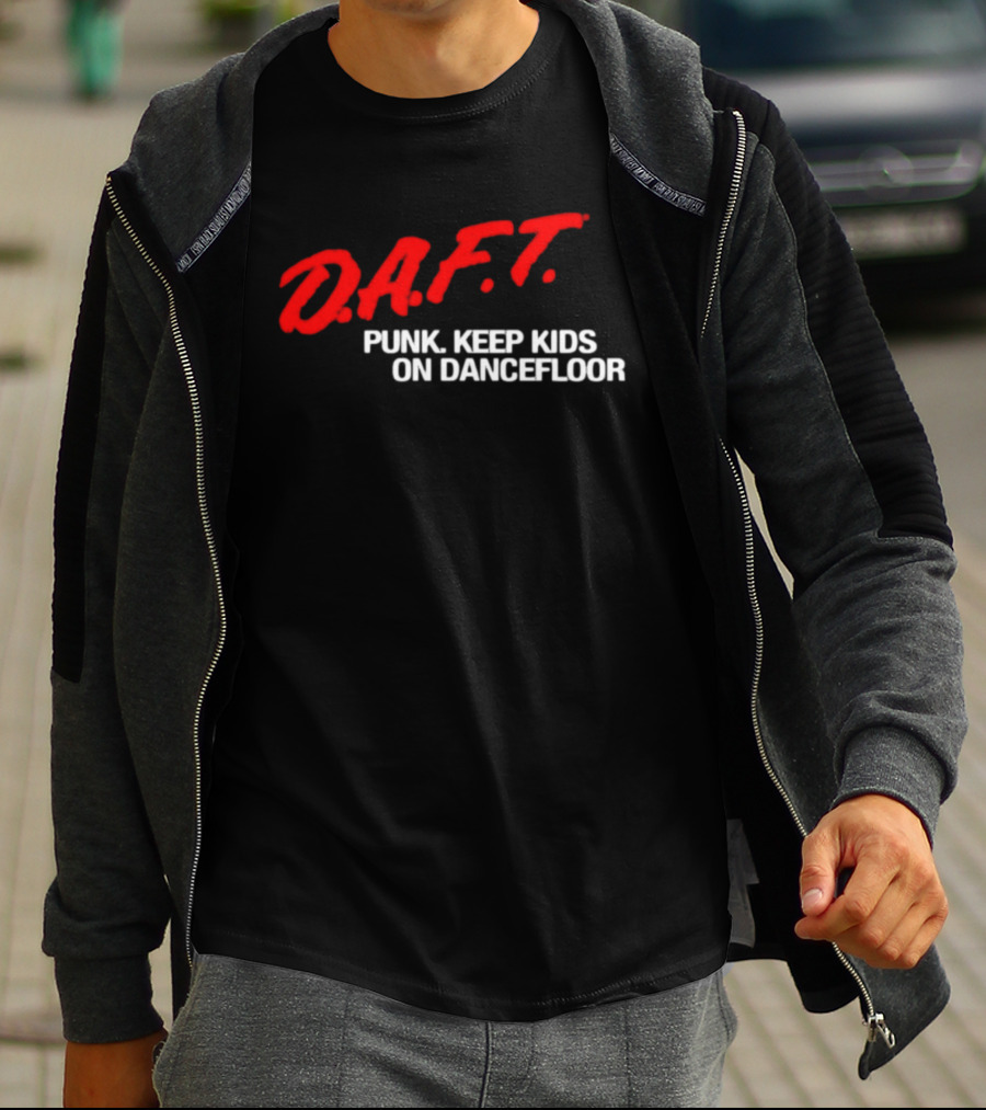 D.A.F.T. Punk Keep Kids On Dancefloor T-Shirt