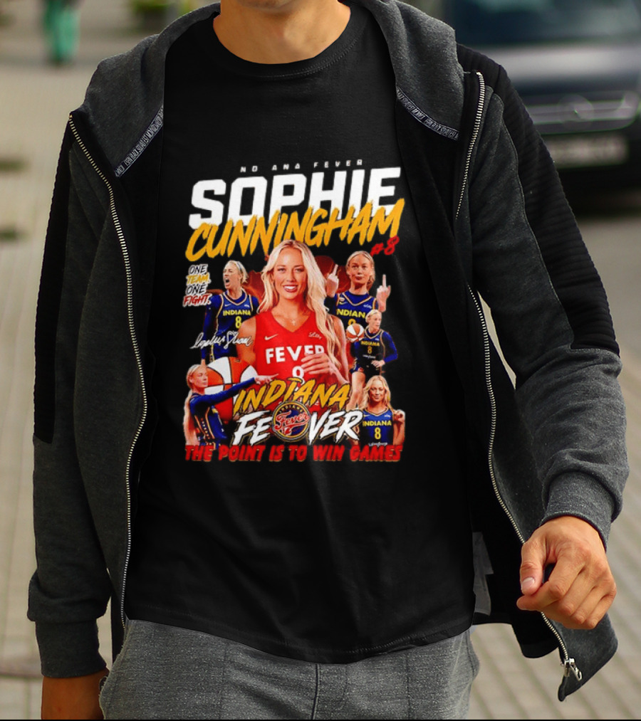 Sophie Cunningham Indiana Fever One Team One Fight The Point Is To Win Games T-Shirt