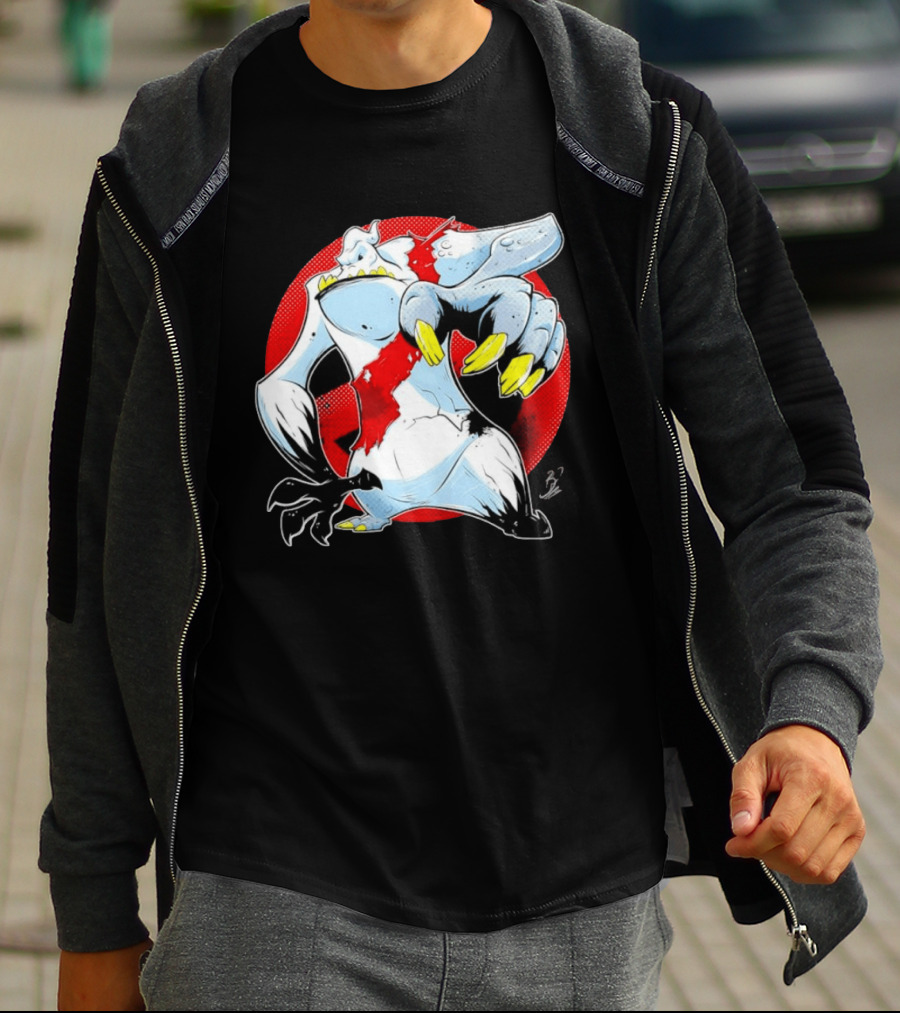 Stay Puft Marshmallow Man Angry Kaiju Ghostbusters Monster Claws T-Shirt