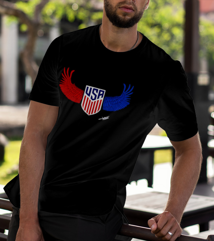 USA Wings Shield United States Men National Team T-Shirt