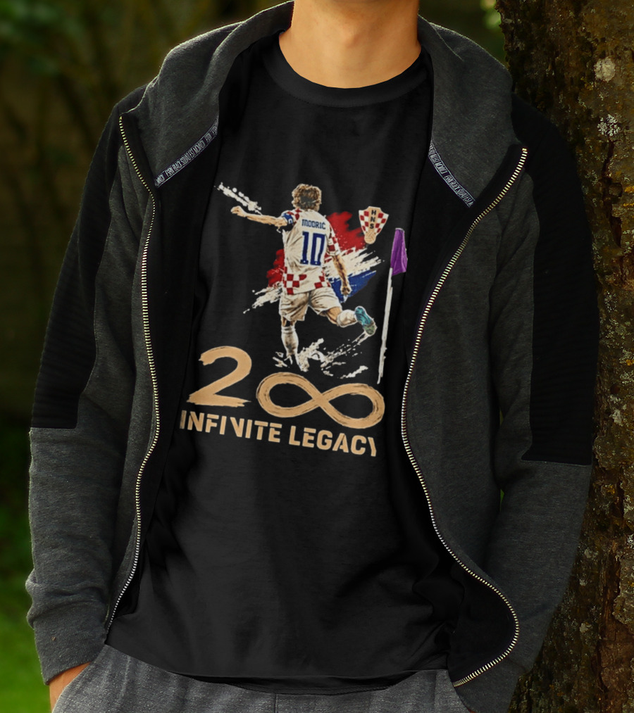 Luka Modric Croatia National Team 200 Infinite Legacy 10 T-Shirt