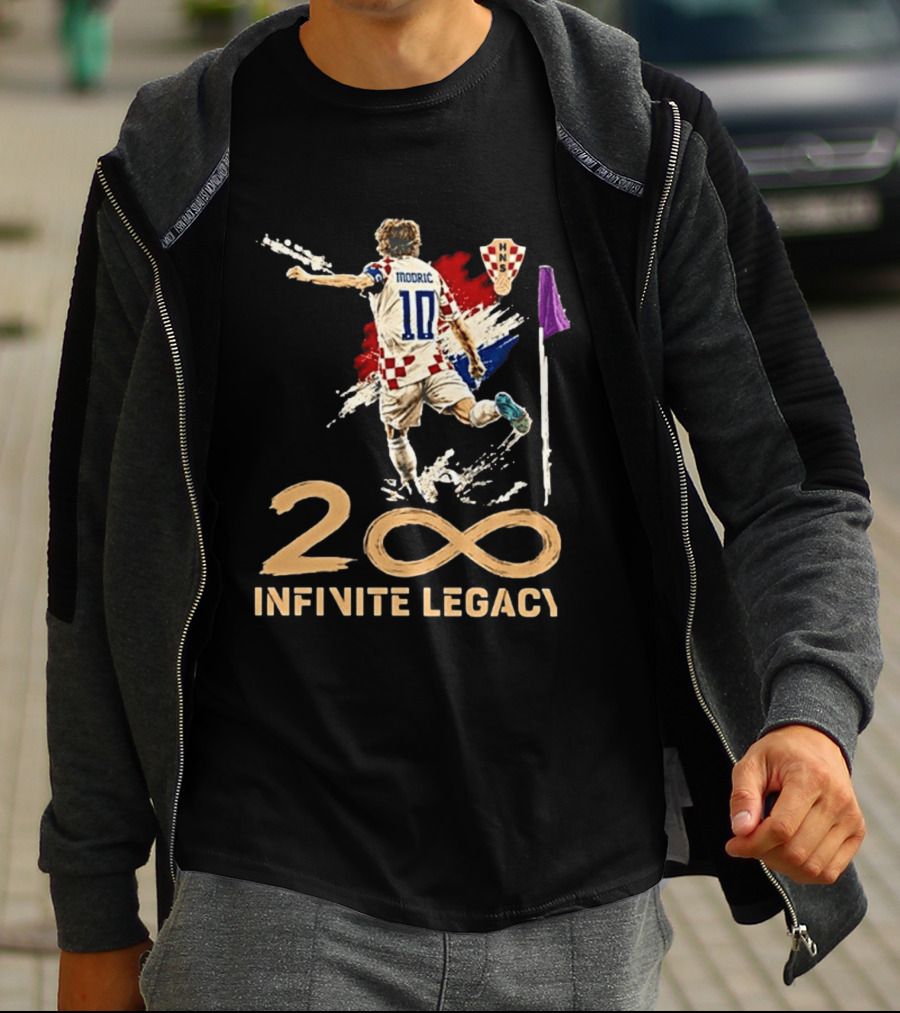 Luka Modric Croatia National Team 200 Infinite Legacy 10 T-Shirt