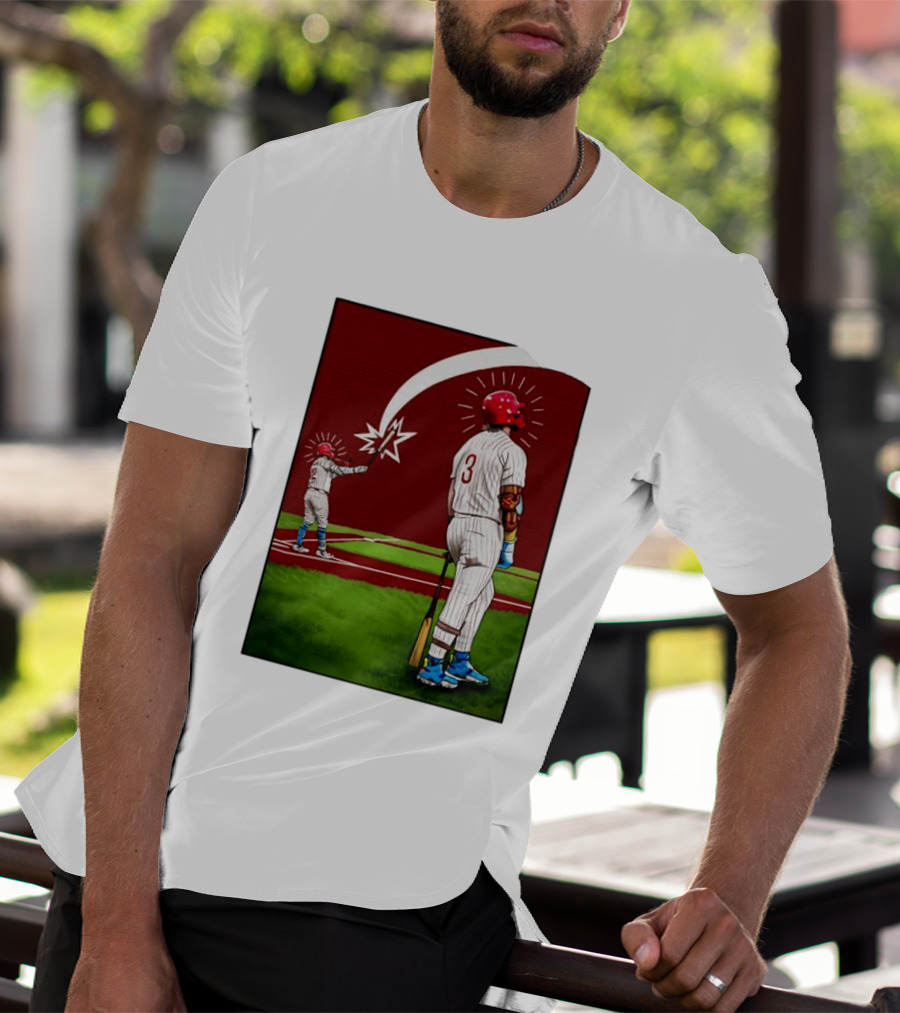 Kyle Schwarber Bryce Harper Philadelphia Phillies MLB Baseball Players T-Shirt