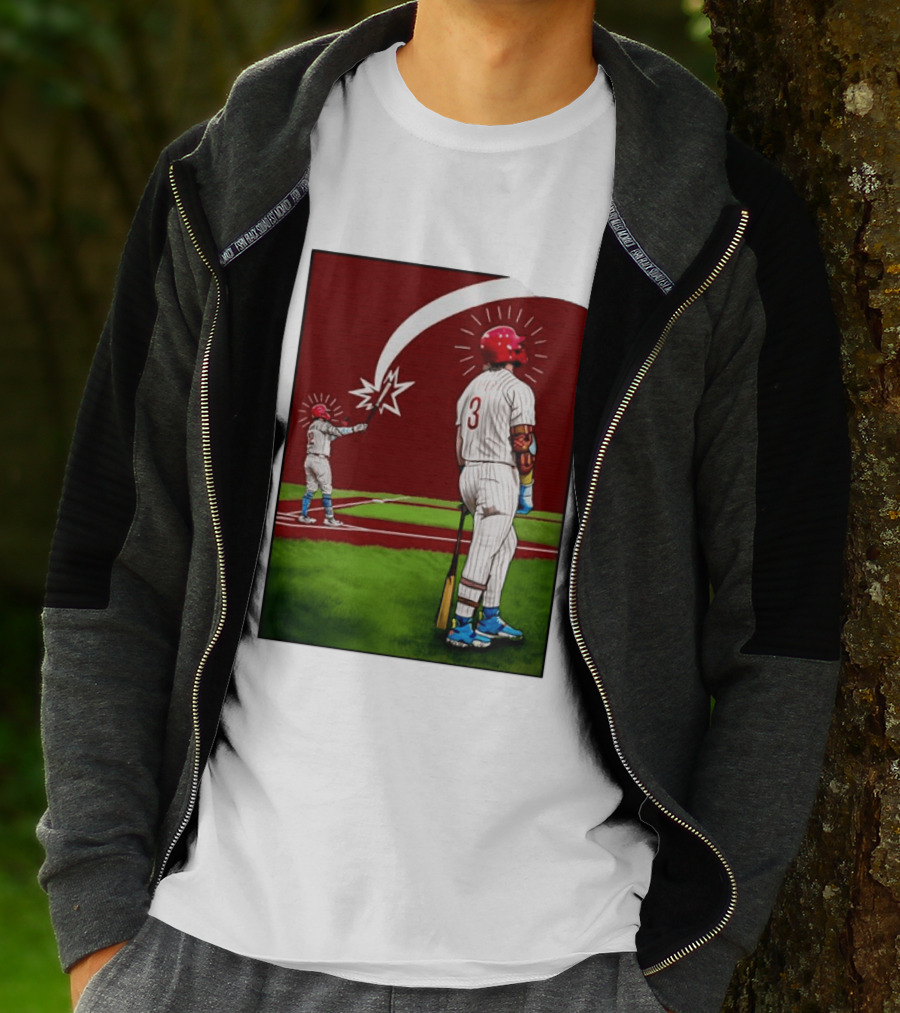 Kyle Schwarber Bryce Harper Philadelphia Phillies MLB Baseball Players T-Shirt