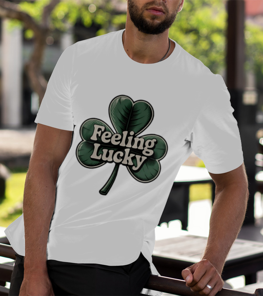 Feeling Lucky Shamrock St. Patrick's Day Clover T-Shirt