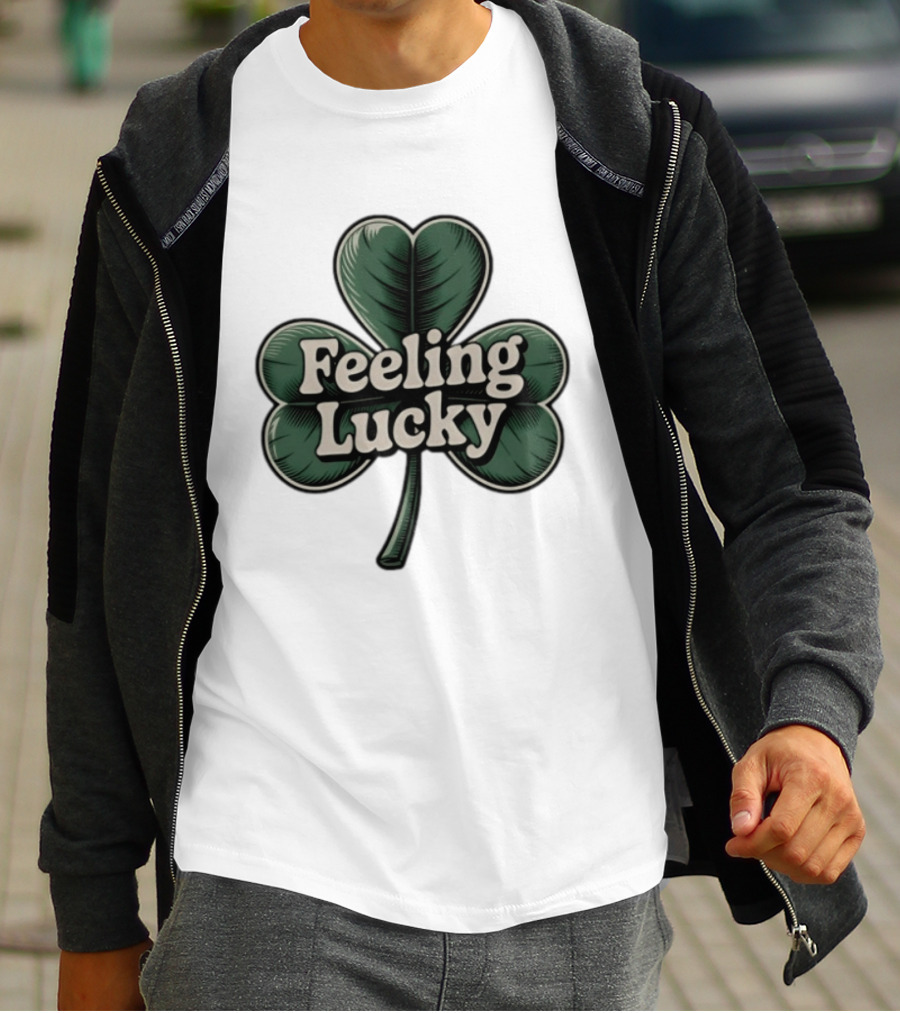 Feeling Lucky Shamrock St. Patrick's Day Clover T-Shirt