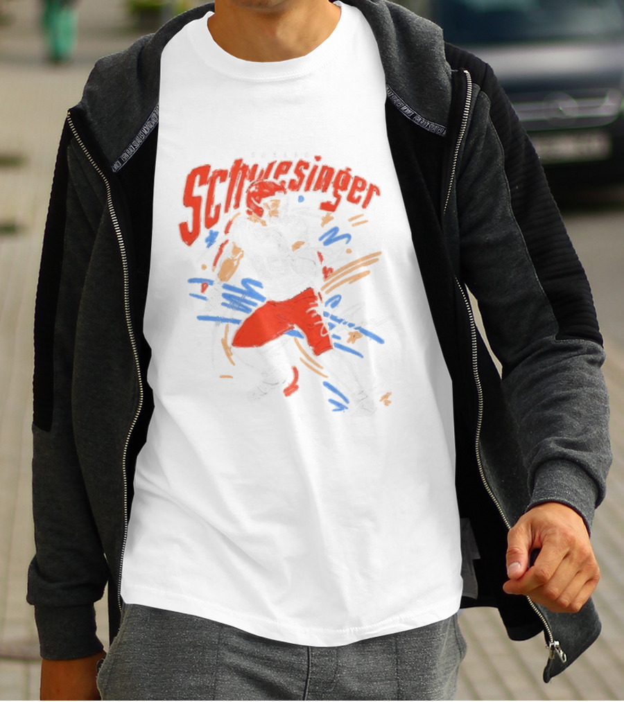 Carson Schwesinger Vibrant Cleveland Browns Scribble Football Player T-Shirt