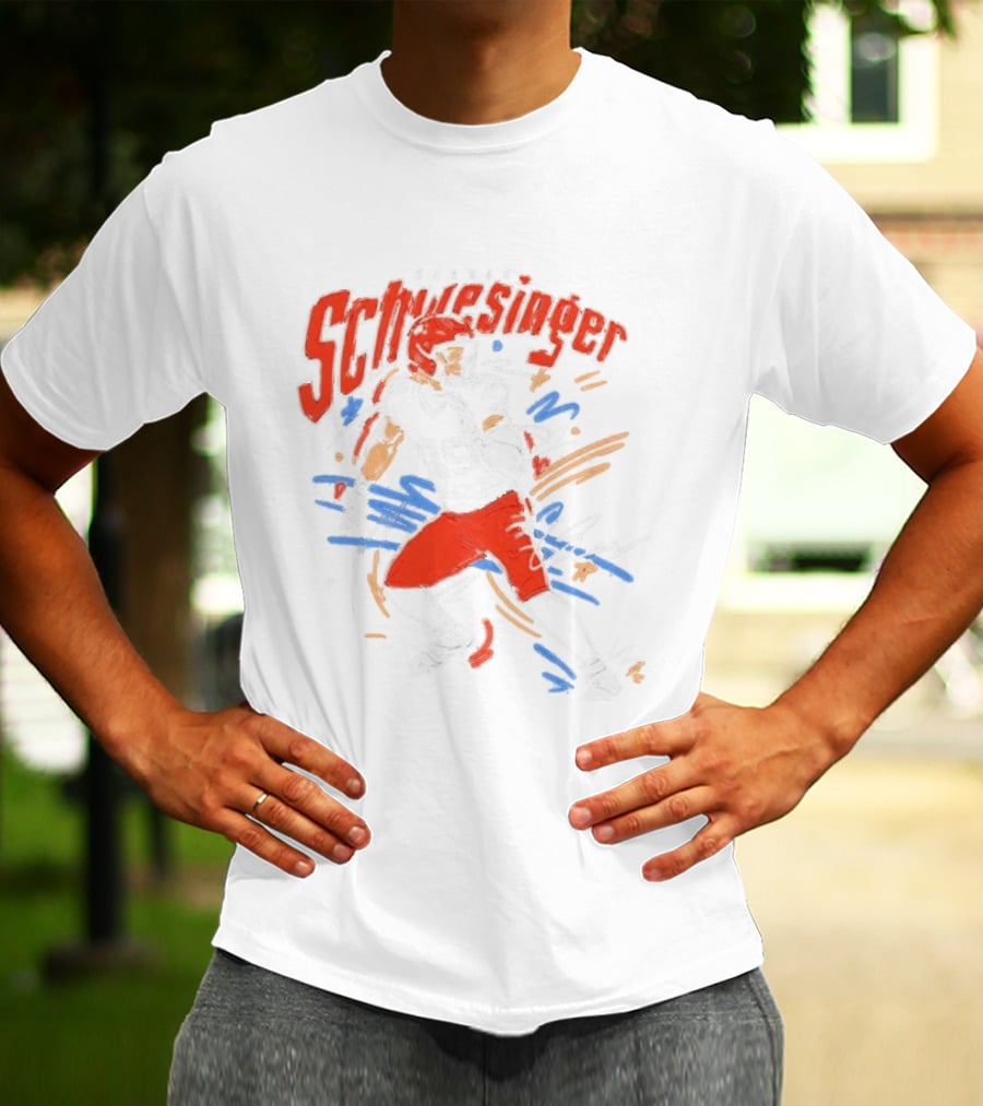 Carson Schwesinger Vibrant Cleveland Browns Scribble Football Player T-Shirt