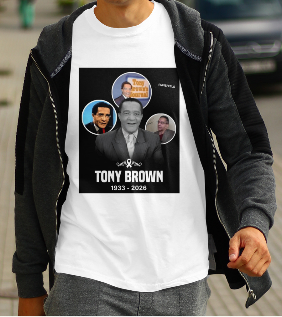 Tony Brown's Journal 1933 2026 ANIMEFEELS T-Shirt