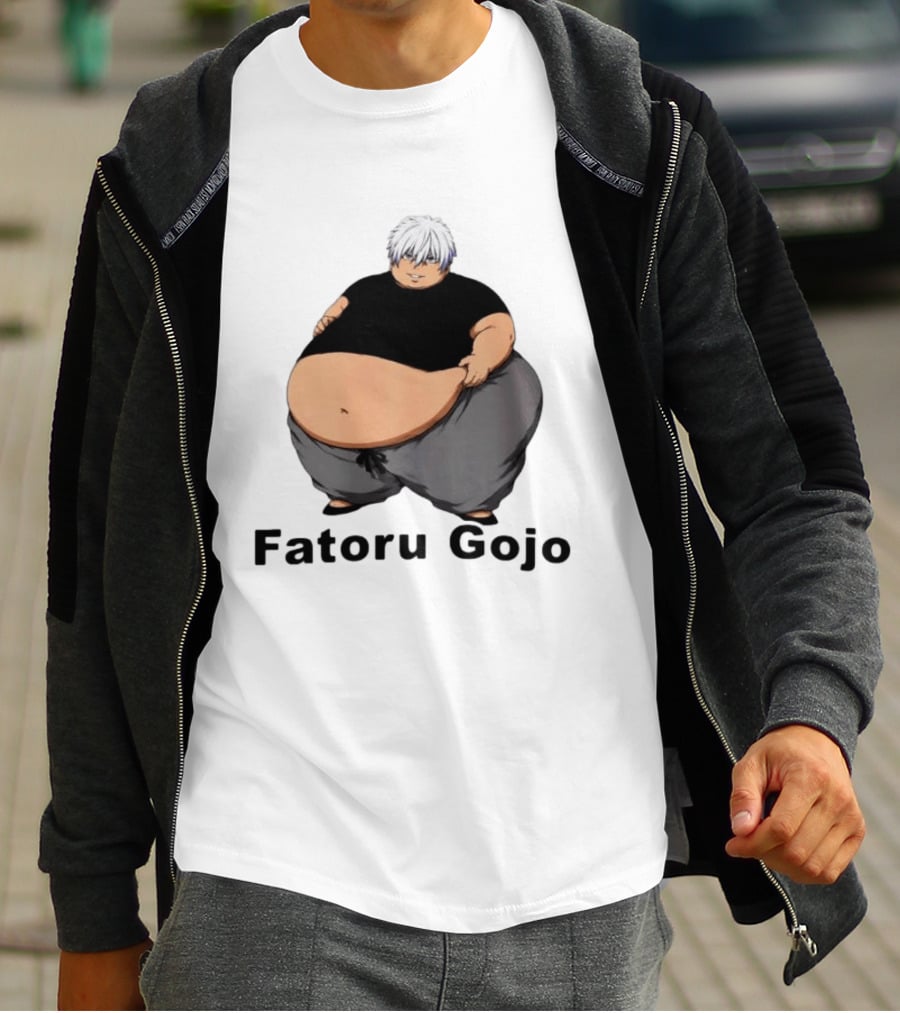 Satoru Gojo Jujutsu Kaisen Fatoru Gojo Meme Character Fan Favorite Humor T-Shirt