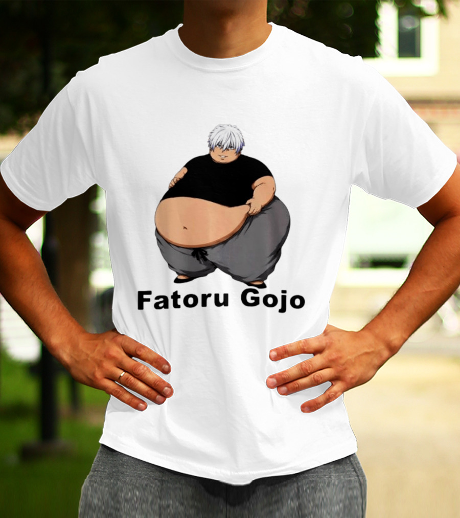 Satoru Gojo Jujutsu Kaisen Fatoru Gojo Meme Character Fan Favorite Humor T-Shirt