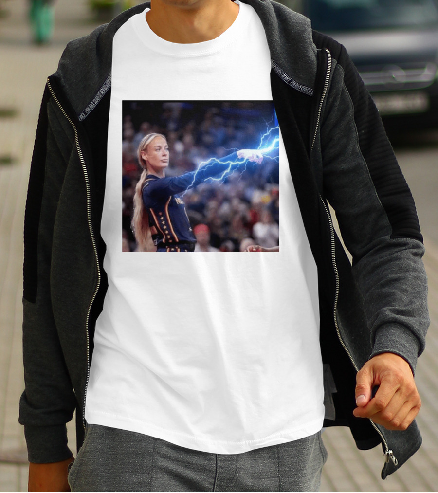 Sophie Cunningham Lightning Power Basketball Stars T-Shirt