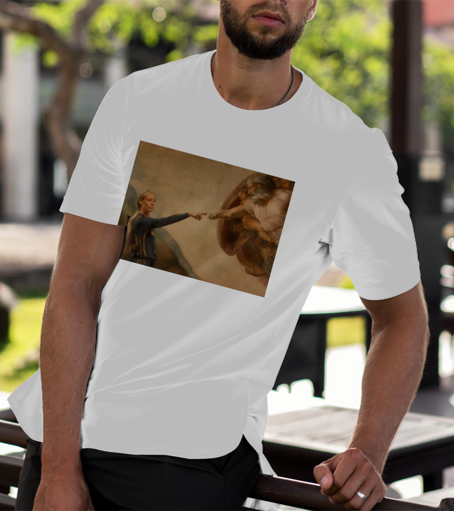 Creation Of Adam Indiana Fever Basketball Player T-Shirt
