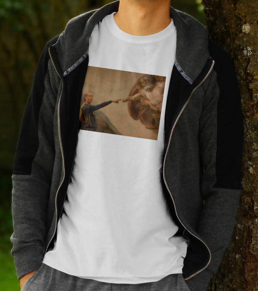Creation Of Adam Indiana Fever Basketball Player T-Shirt