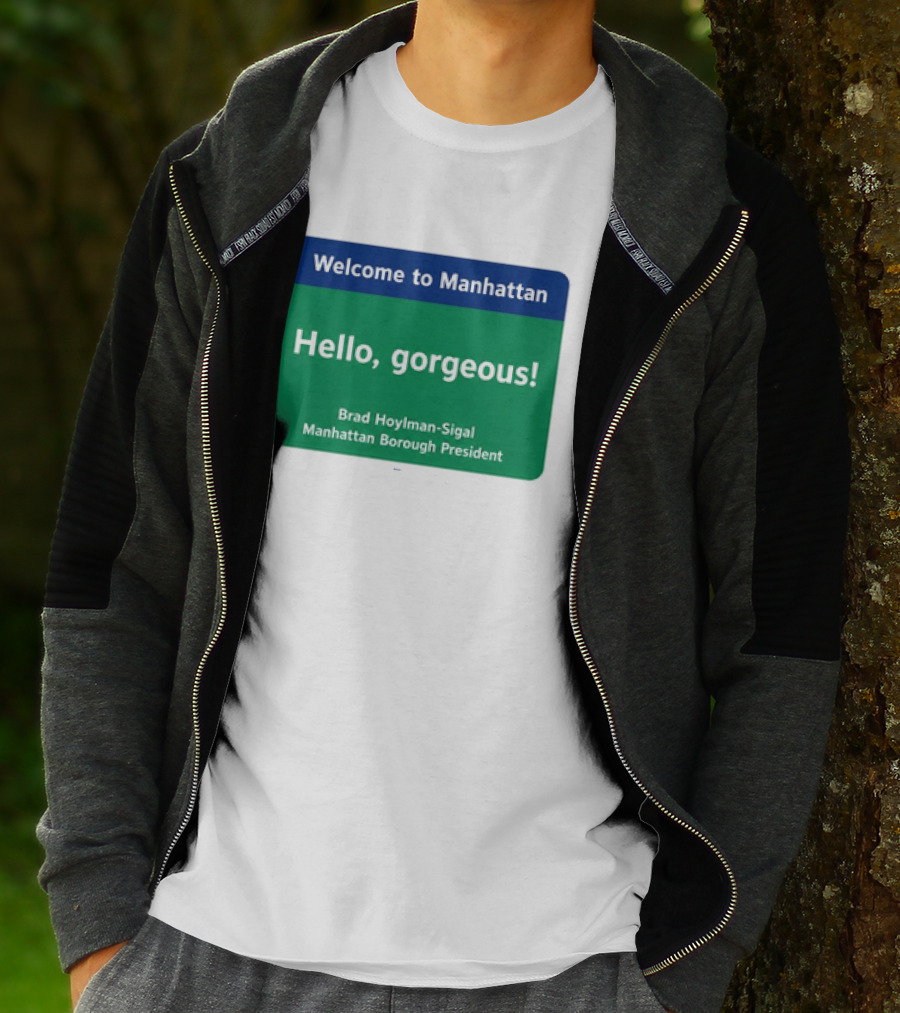 Welcome To Manhattan Hello Gorgeous Brad Hoylman Sigal New York Introduction T-Shirt