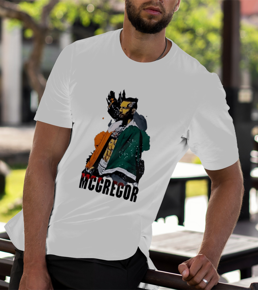McGregor Irish Flag Warrior In The Cage T-Shirt