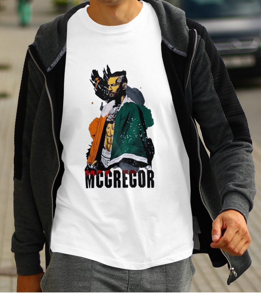 McGregor Irish Flag Warrior In The Cage T-Shirt