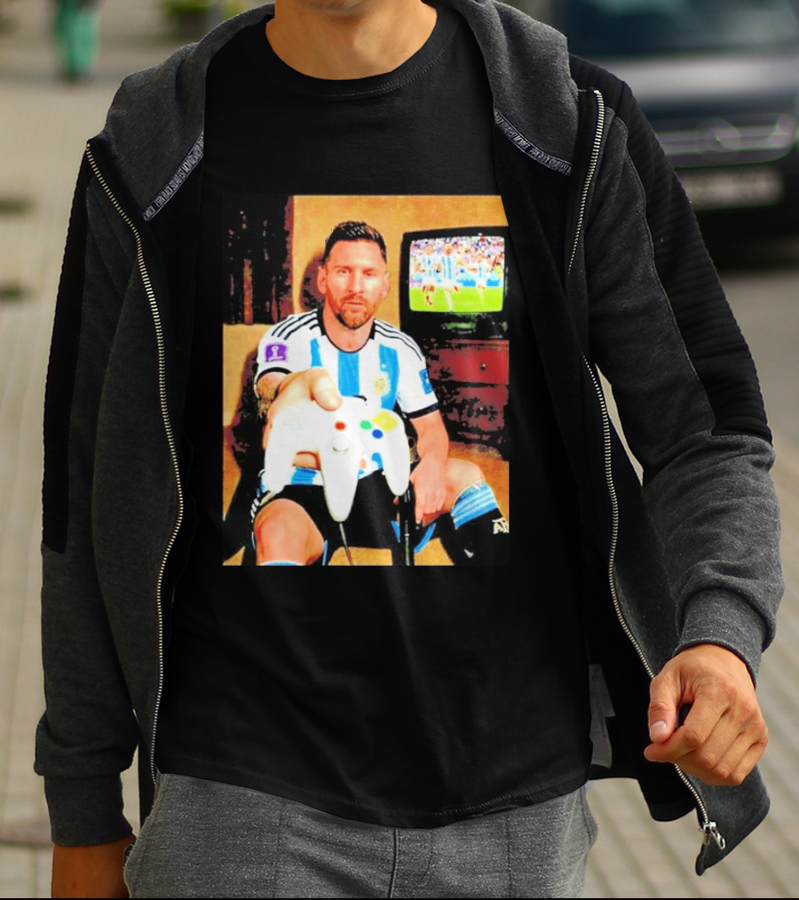 Argentina National Team Icon Lionel Messi Gaming Experience T-Shirt