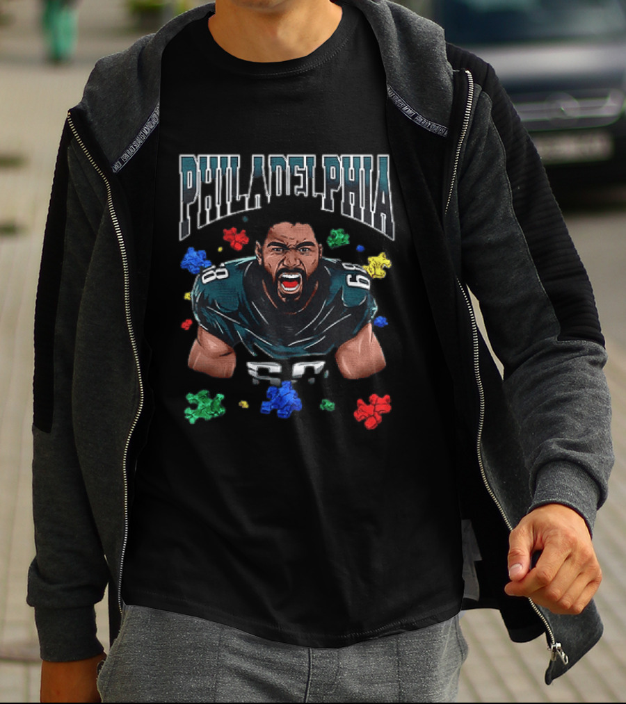 Philadelphia Football Passion Speaks Loud With Determination T-Shirt