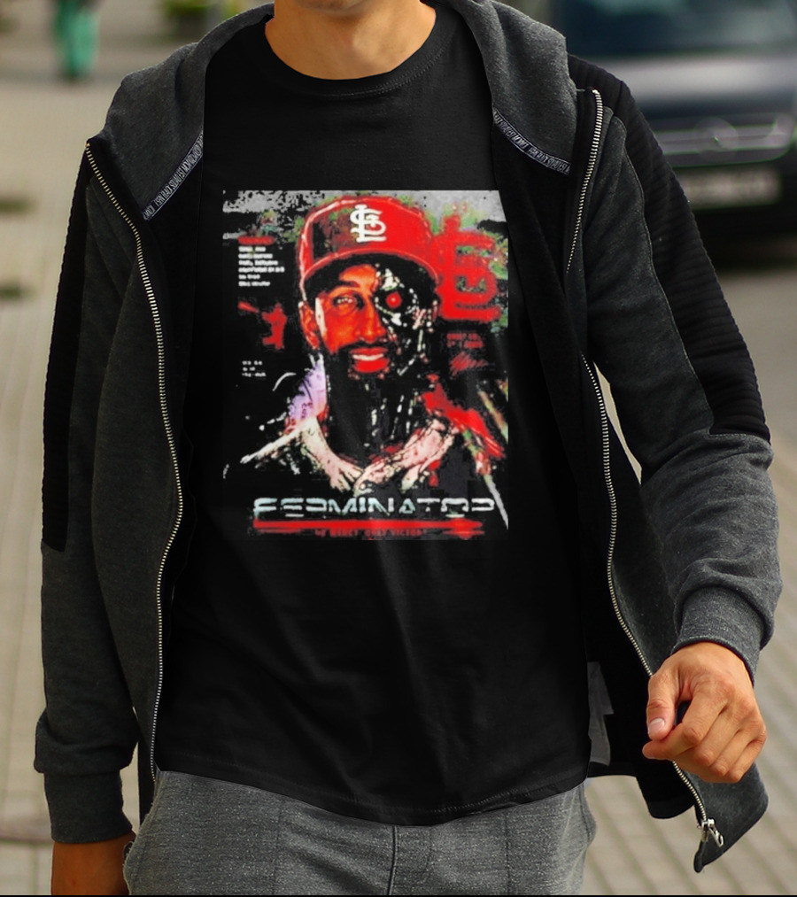 2026 St. Louis Cardinals Jose Fermin Ferminator Cyborg T-Shirt