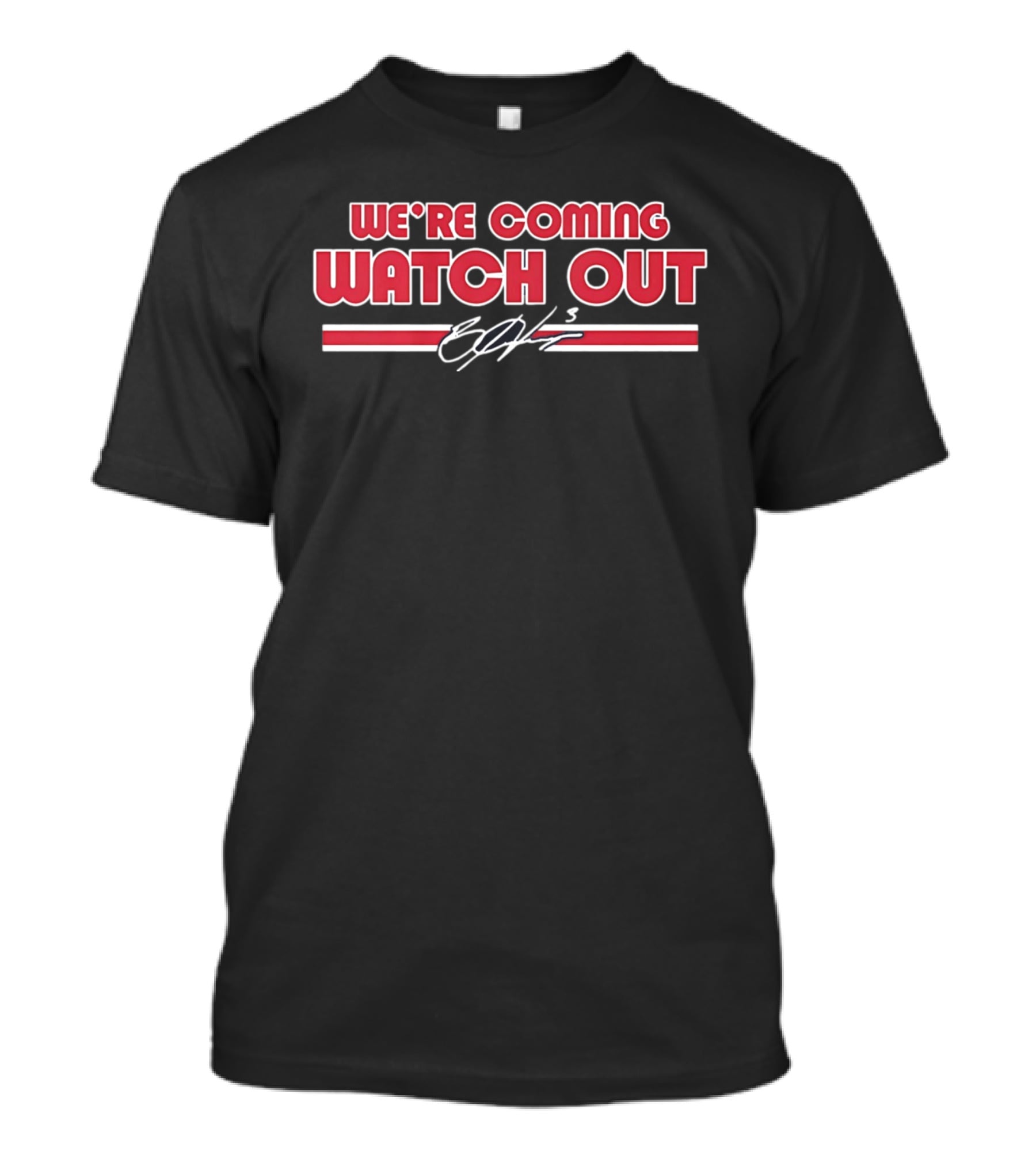 Brad Beal Signature We're Coming Out Washington Wizards T-Shirt