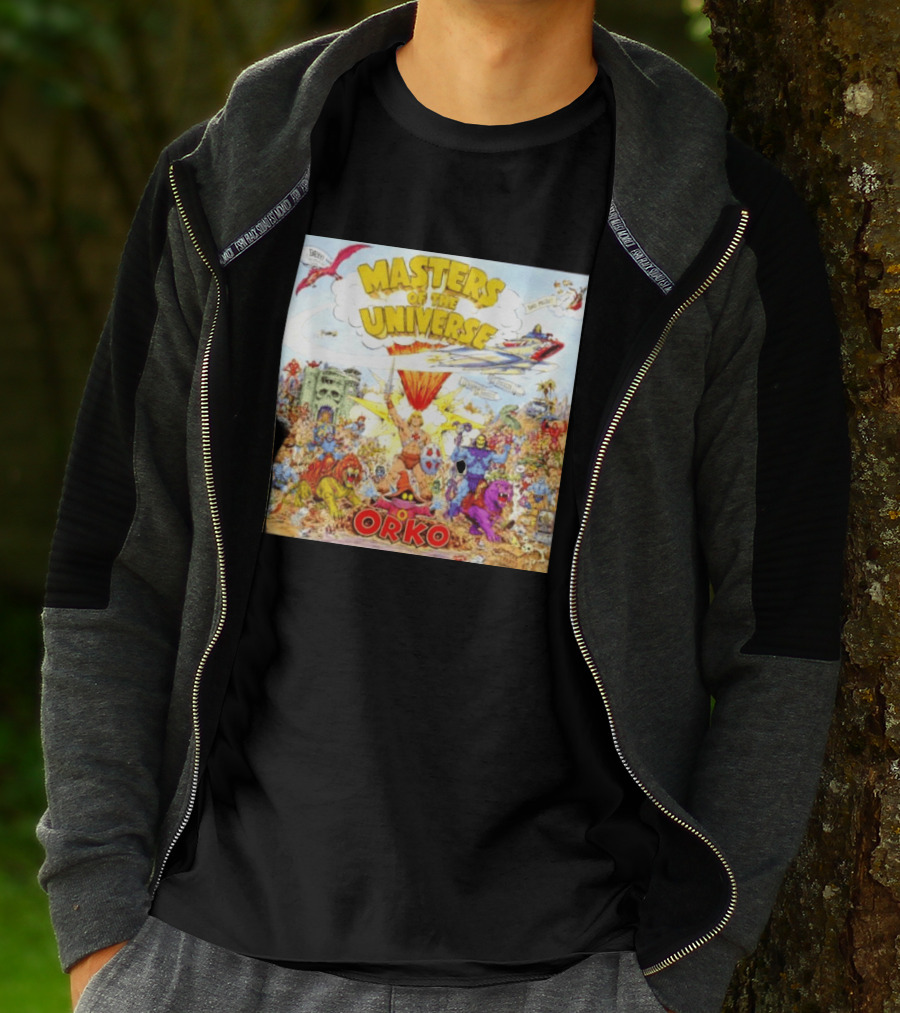 He Man Skeletal Orko Masters Of The Universe Vintage Comic Scene T-Shirt