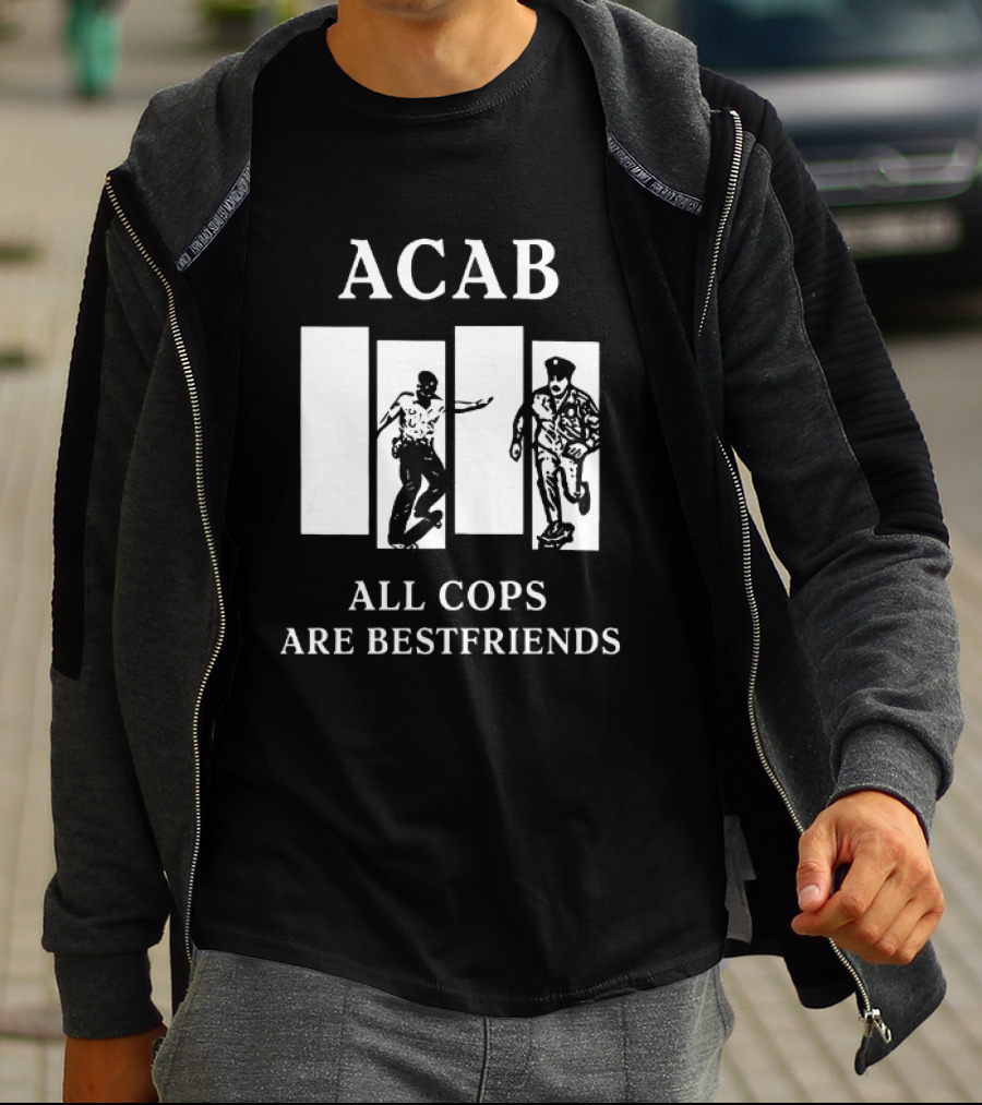 ACAB All Cops Are Bestfriends Running Bars Concept T-Shirt