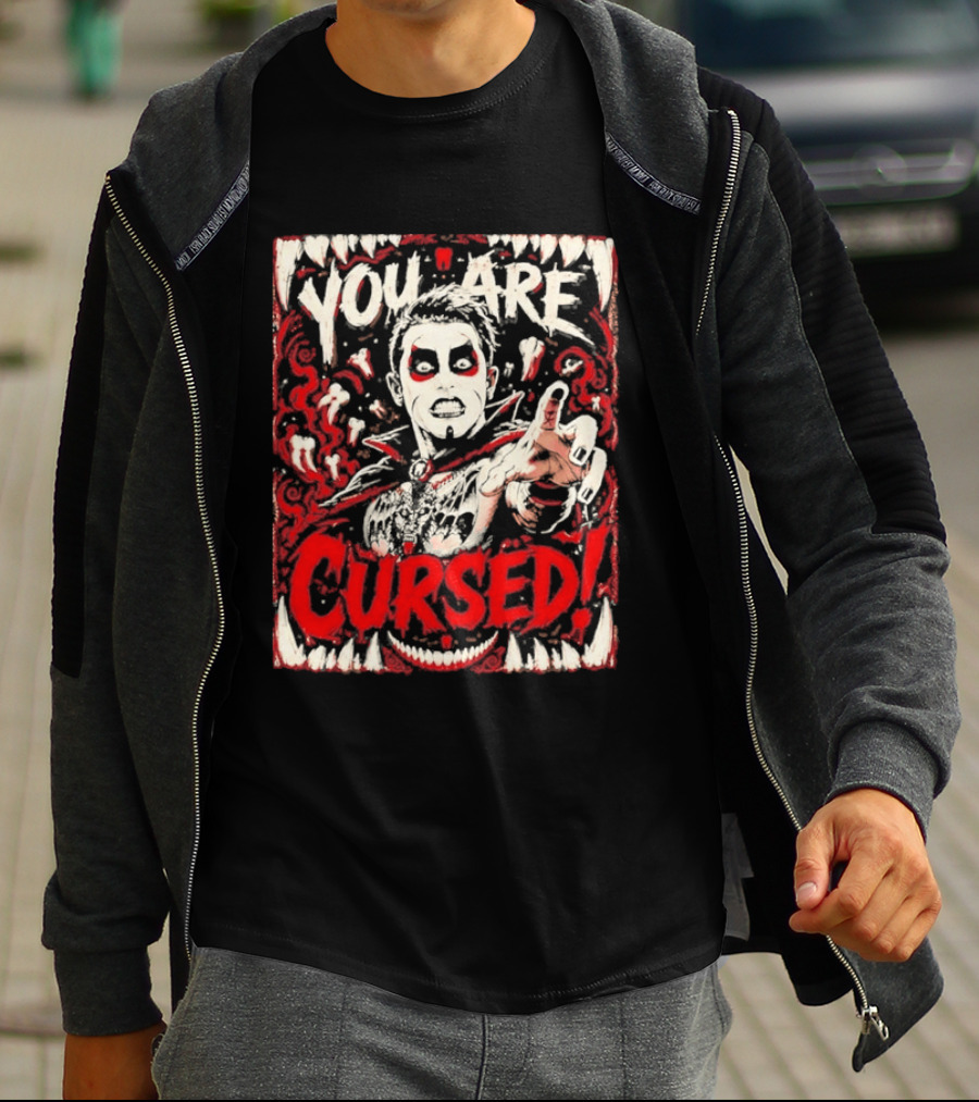 Danhausen You Are Cursed Pro Wrestling T-Shirt