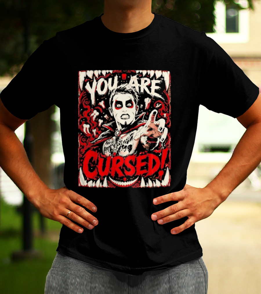Danhausen You Are Cursed Pro Wrestling T-Shirt