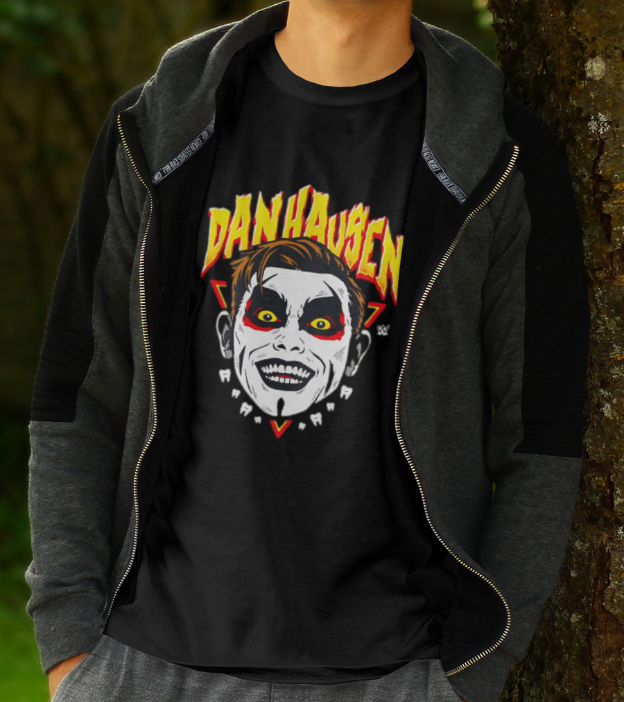 Danhausen Face Paint Yellow Eyes Red Triangle WWE T-Shirt