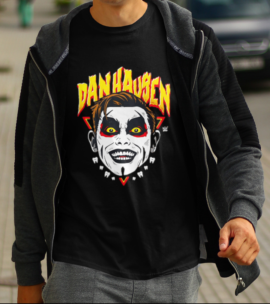 Danhausen Face Paint Yellow Eyes Red Triangle WWE T-Shirt