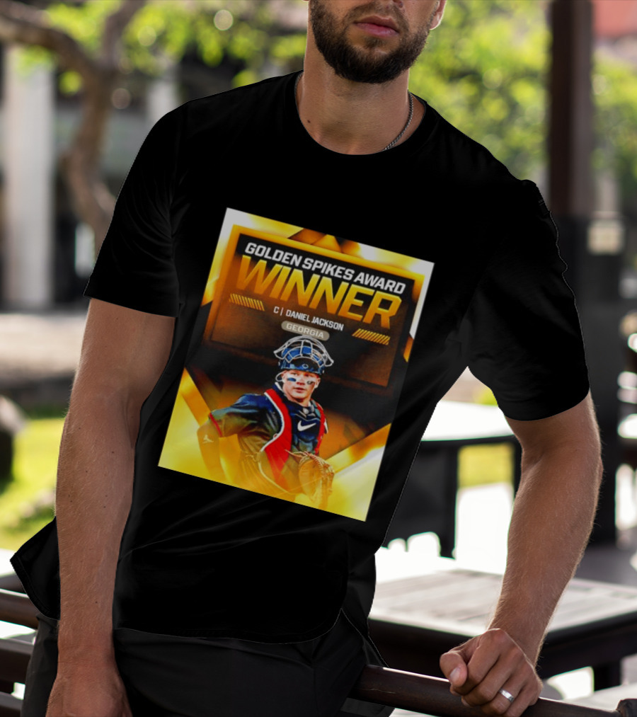 Golden Spikes Award Winner Daniel Jackson Georgia Catcher T-Shirt