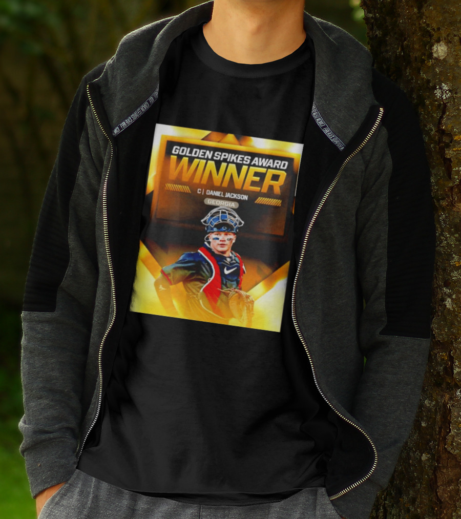Golden Spikes Award Winner Daniel Jackson Georgia Catcher T-Shirt
