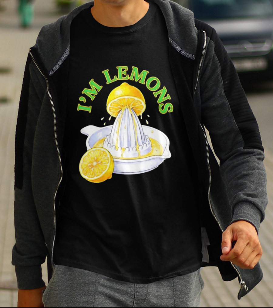 I'm Lemons Citrus Squeezer Fruit T-Shirt