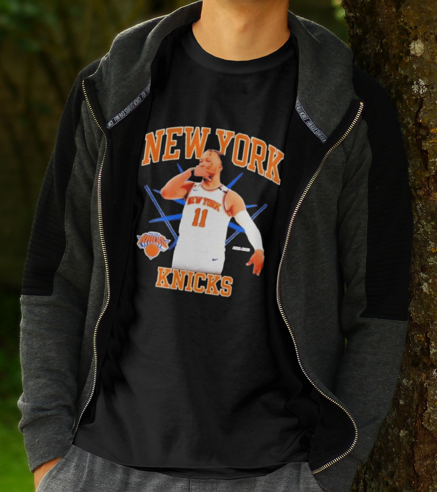New York Knicks Jalen Brunson 11 NBA Basketball 3 Point 2026 T-Shirt