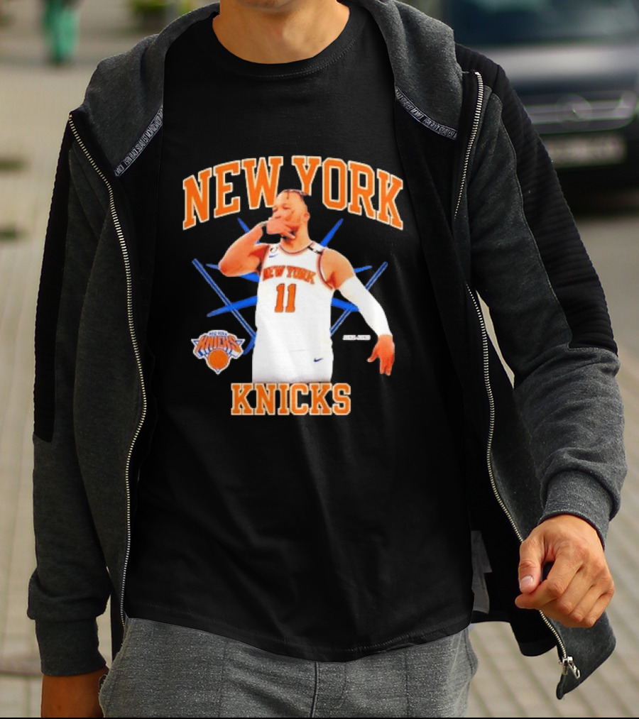 New York Knicks Jalen Brunson 11 NBA Basketball 3 Point 2026 T-Shirt