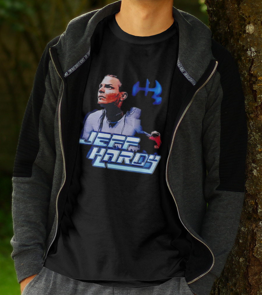 Jeff Hardy WWE Superstar Blue And Red T-Shirt