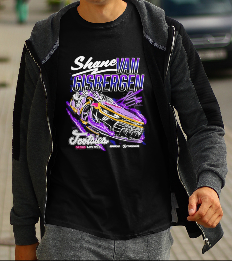 Shane Van Gisbergen #97 2026 Tootsies Orchid Sweeps Racing Car T-Shirt