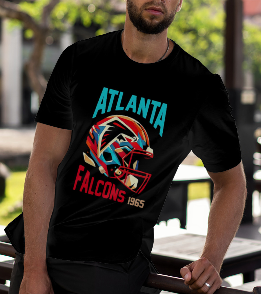 Atlanta Falcons 1965 Helmet Vintage Football Team T-Shirt