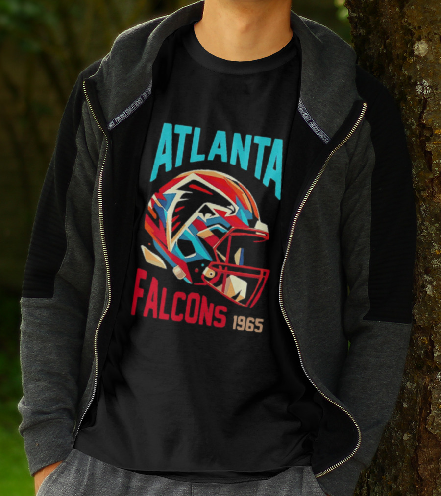 Atlanta Falcons 1965 Helmet Vintage Football Team T-Shirt