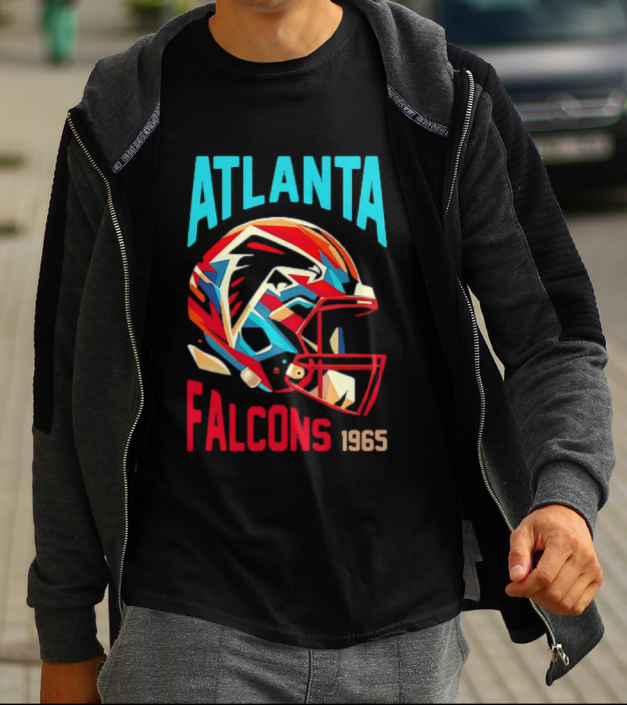 Atlanta Falcons 1965 Helmet Vintage Football Team T-Shirt