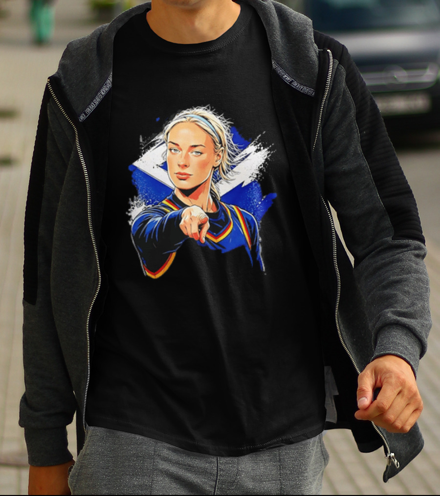 Indiana Fever Sophie Cunningham Pointing Meme T-Shirt
