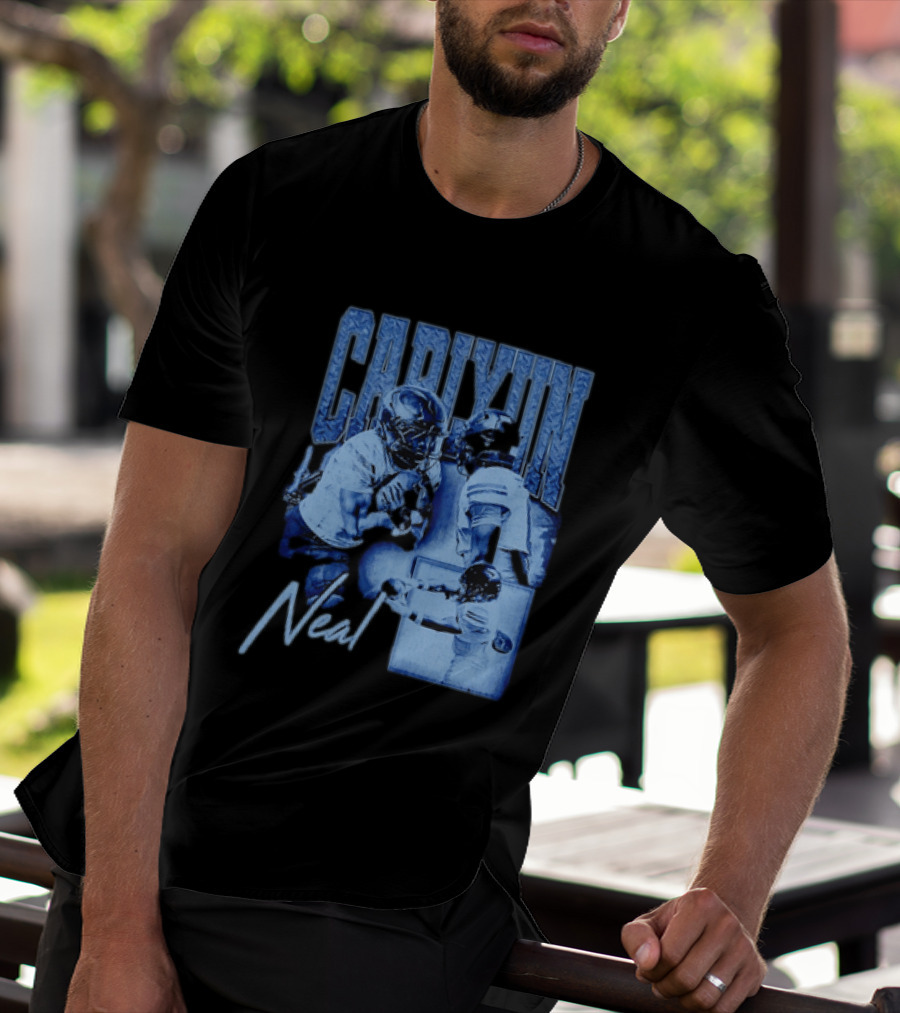 Carlyun Neal Alabama Crimson Tide Football Player Action Collage T-Shirt