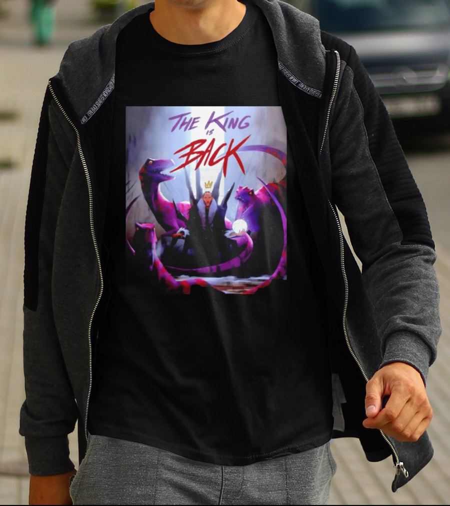 Kawhi Leonard Toronto Raptors The King Is Back Raptors Crown Return T-Shirt