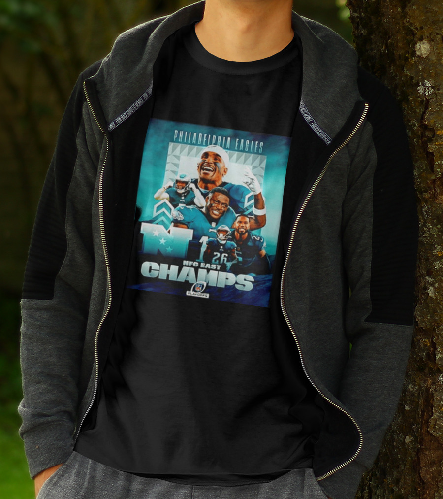 Philadelphia Eagles NFC East Champs 2022 Playoffs T-Shirt